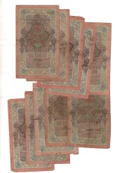 Çarlık Rusya 1909 Yılı 10 Ruble (10 Adet) Temiz/ÇT YKP8570 - 2
