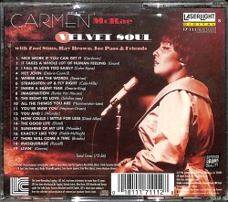 Carmen McRae - Velvet Soul CD (İkinci El) CD5485 - 2