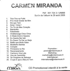 Carmen Miranda – Tico-Tico CD (İkinci El) CD5770 - 2