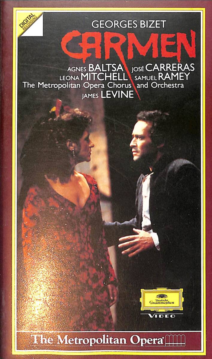 Carmen The Metropolitan Opera VHS Film (İkinci El) VHS14 - 1
