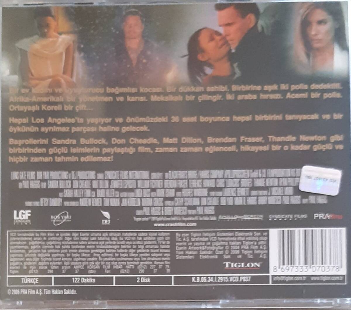 Çarpışma VCD Film VCD8312 - 2