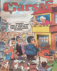 Çarşaf Mizah Dergisi 12 Mart 1986 Sayı11 NDR16070 - Gökçekoleksiyon
