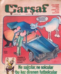 Çarşaf Mizah Dergisi 12 Mayıs 1976 Sayı22 NDR16096 - Gökçekoleksiyon