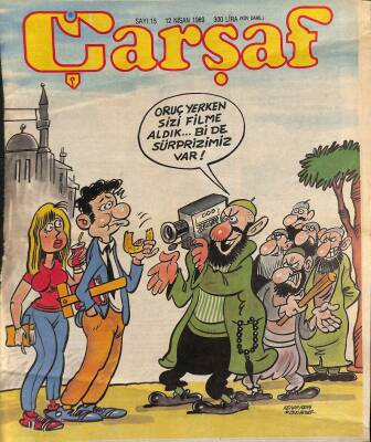 Çarşaf Mizah Dergisi 12 Nisan 1989 Sayı 15 NDR78333 - 1