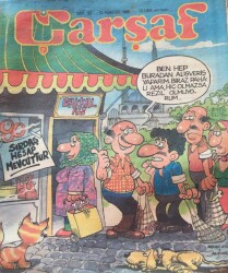 Çarşaf Mizah Dergisi 13 Ağustos 1986 Sayı33 NDR16083 - Gökçekoleksiyon
