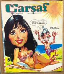 Çarşaf Mizah Dergisi 14 Temmuz 1976 Sayı 31 Kapak Türkan Şoray - Gökçekoleksiyon