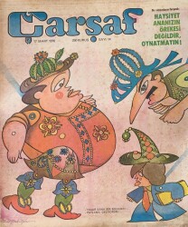 Çarşaf Mizah Dergisi 17 Mart 1976 Sayı14 NDR16059 - Gökçekoleksiyon