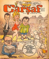 Çarşaf Mizah Dergisi 18 Ağustos 1982 Sayı:34 NDR96591 - Gökçekoleksiyon