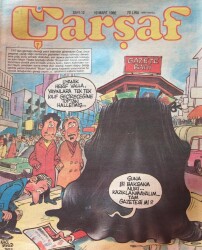 Çarşaf Mizah Dergisi 19 Mart 1986 Sayı12 NDR16069 - Gökçekoleksiyon