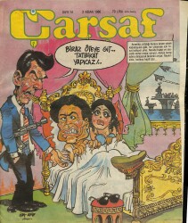 Çarşaf Mizah Dergisi 2 Nisan 1986 Sayı 14 NDR78316 - Gökçekoleksiyon