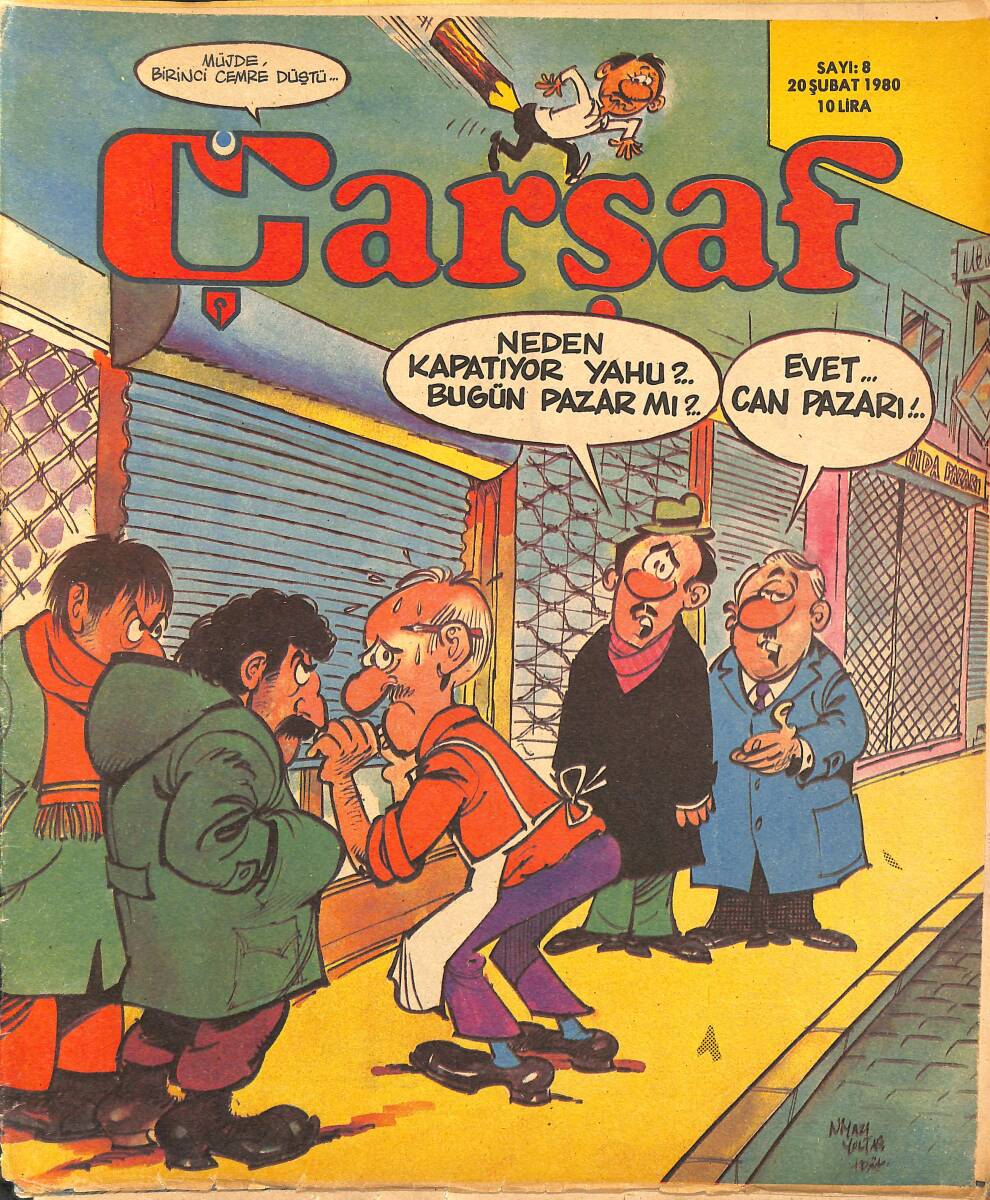 Çarşaf Mizah Dergisi 20 Şubat 1980 Sayı:8 NDR96599 - 1