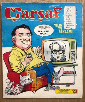 Çarşaf Mizah Dergisi 22 Aralık 1976 Sayı 54 - 1