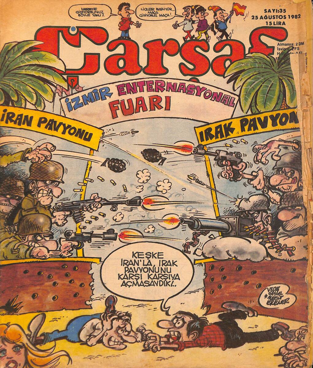 Çarşaf Mizah Dergisi 25 Ağustos 1982 Sayı:35 NDR96590 - 1