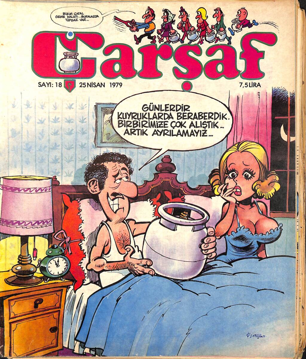 Çarşaf Mizah Dergisi 25 Nisan 1979 Sayı:18 NDR96602 - 1