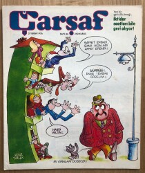 Çarşaf Mizah Dergisi 27 Ekim 1976 Sayı 46 İktidar Saatleri Bile Geri Alıyor - Gökçekoleksiyon