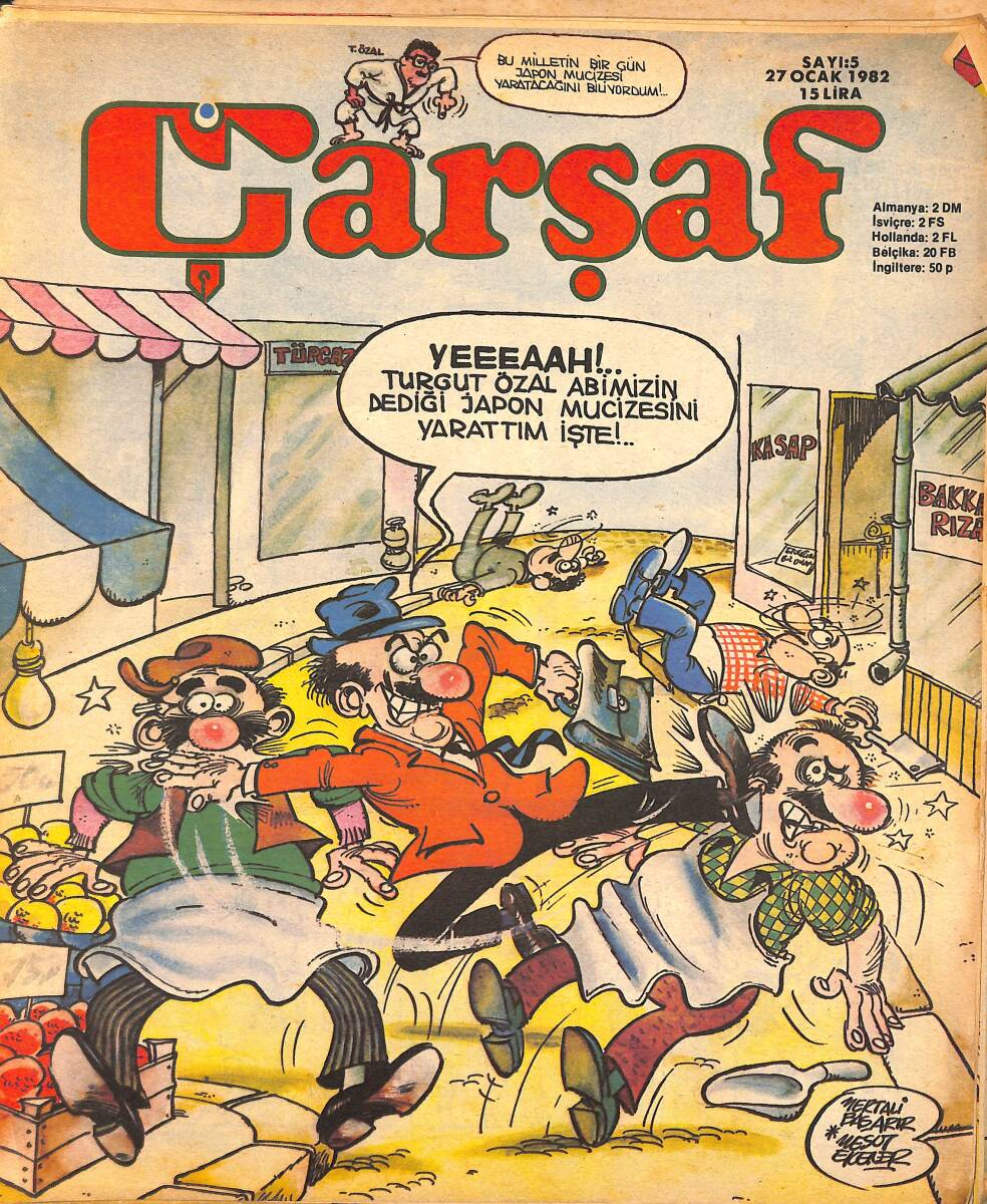 Çarşaf Mizah Dergisi 27 Ocak 1982 Sayı:5 NDR96595 - 1