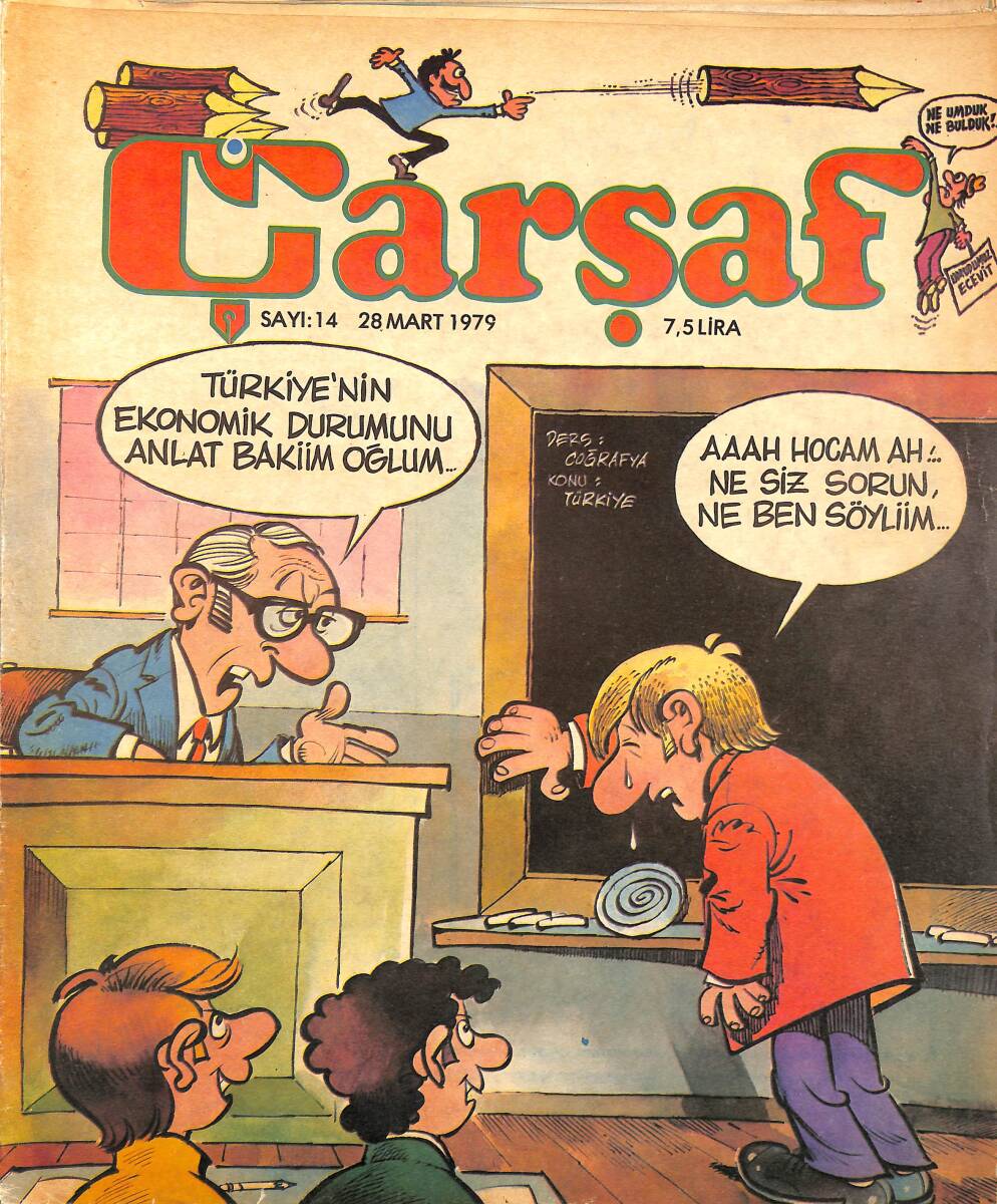 Çarşaf Mizah Dergisi 28 Mart 1979 Sayı:14 NDR96603 - 1