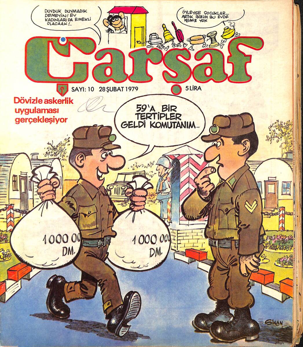 Çarşaf Mizah Dergisi 28 Şubat 1979 Sayı:10 NDR96604 - 1