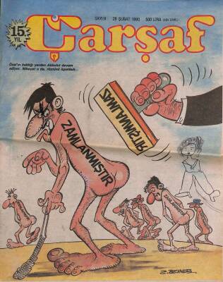 Çarşaf Mizah Dergisi 28 Şubat 1990 Sayı 9 NDR78312 - 1