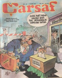 Çarşaf Mizah Dergisi 4 Kasım 1987 Sayı45 NDR16117 - Gökçekoleksiyon