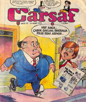 Çarşaf Mizah Dergisi Sayı12 14 Mart 1979 NDR21426 - 1