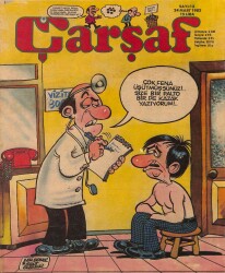 Çarşaf Mizah Dergisi Sayı13 24 Mart 1982 NDR20661 - Gökçekoleksiyon