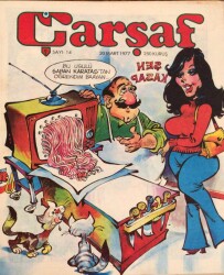 Çarşaf Mizah Dergisi Sayı14 30 Mart 1977 NDR20846 - Gökçekoleksiyon