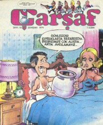 Çarşaf Mizah Dergisi Sayı18 25 Nisan 1979 NDR22430 - Gökçekoleksiyon
