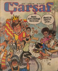 Çarşaf Mizah Dergisi Sayı22 1 Haziran 1988 NDR20802 - Gökçekoleksiyon