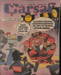 Çarşaf Mizah Dergisi Sayı23 8 Haziran 1988 NDR20801 - Gökçekoleksiyon