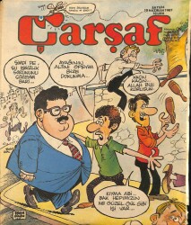 Çarşaf Mizah Dergisi Sayı24 10 Haziran 1981 NDR20646 - Gökçekoleksiyon