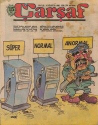 Çarşaf Mizah Dergisi Sayı33 15 Ağustos 1990 NDR20674 - Gökçekoleksiyon