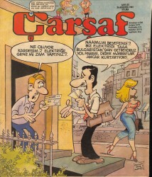 Çarşaf Mizah Dergisi Sayı35 26 Ağustos 1981 NDR20653 - Gökçekoleksiyon