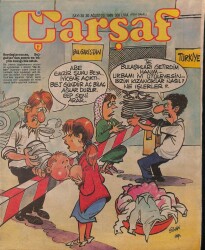 Çarşaf Mizah Dergisi Sayı35 30 Ağustos 1989 NDR20761 - Gökçekoleksiyon