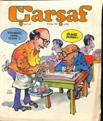 Çarşaf Mizah Dergisi Sayı43 19 Ekim 1977 NDR21394 - Gökçekoleksiyon