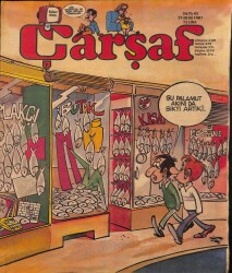 Çarşaf Mizah Dergisi Sayı43 21 Ekim 1981 NDR20658 - Gökçekoleksiyon