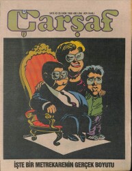 Çarşaf Mizah Dergisi Sayı43 25 Ekim 1989 NDR20753 - Gökçekoleksiyon