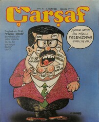 Çarşaf Mizah Dergisi Sayı45 9 Kasım 1988 NDR20782 - Gökçekoleksiyon