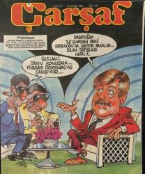 Çarşaf Mizah Dergisi Sayı47 23 Kasım 1988 NDR20783 - Gökçekoleksiyon