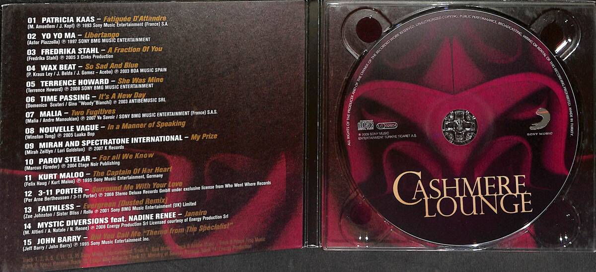 Cashmere Lounge - Cool Sounds To Keep You Warm CD (İkinci El) CD4392 - 2