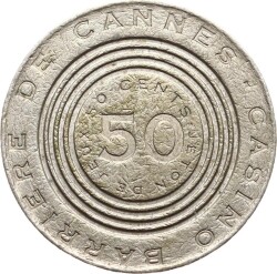Casino Barrière de Cannes 50 Cents Jetonu JTF376 - 1