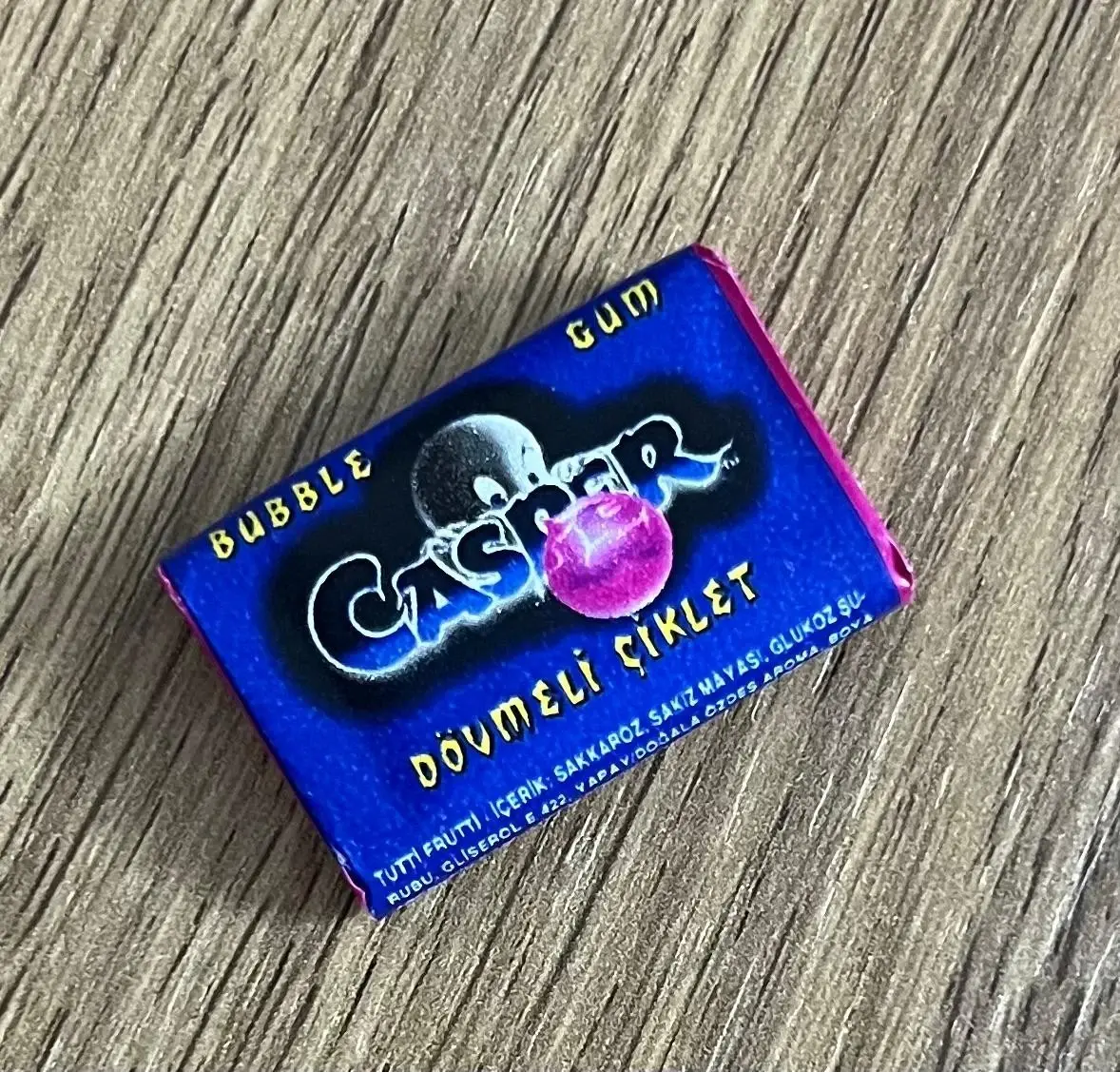 Casper Bubble Gum 1990s Dövmeli Sakız #SKZ2174 - 2