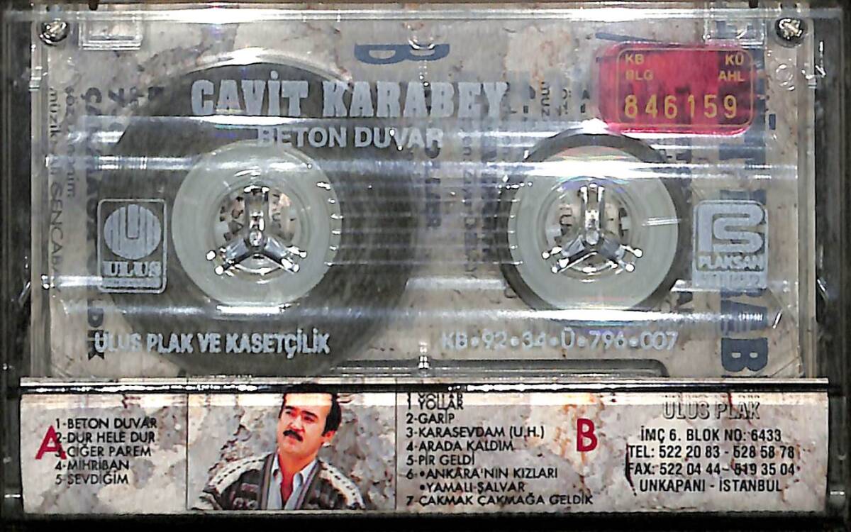 Cavit Karabey - Beton Duvar Kaset (İkinci El) KST28139 - 2