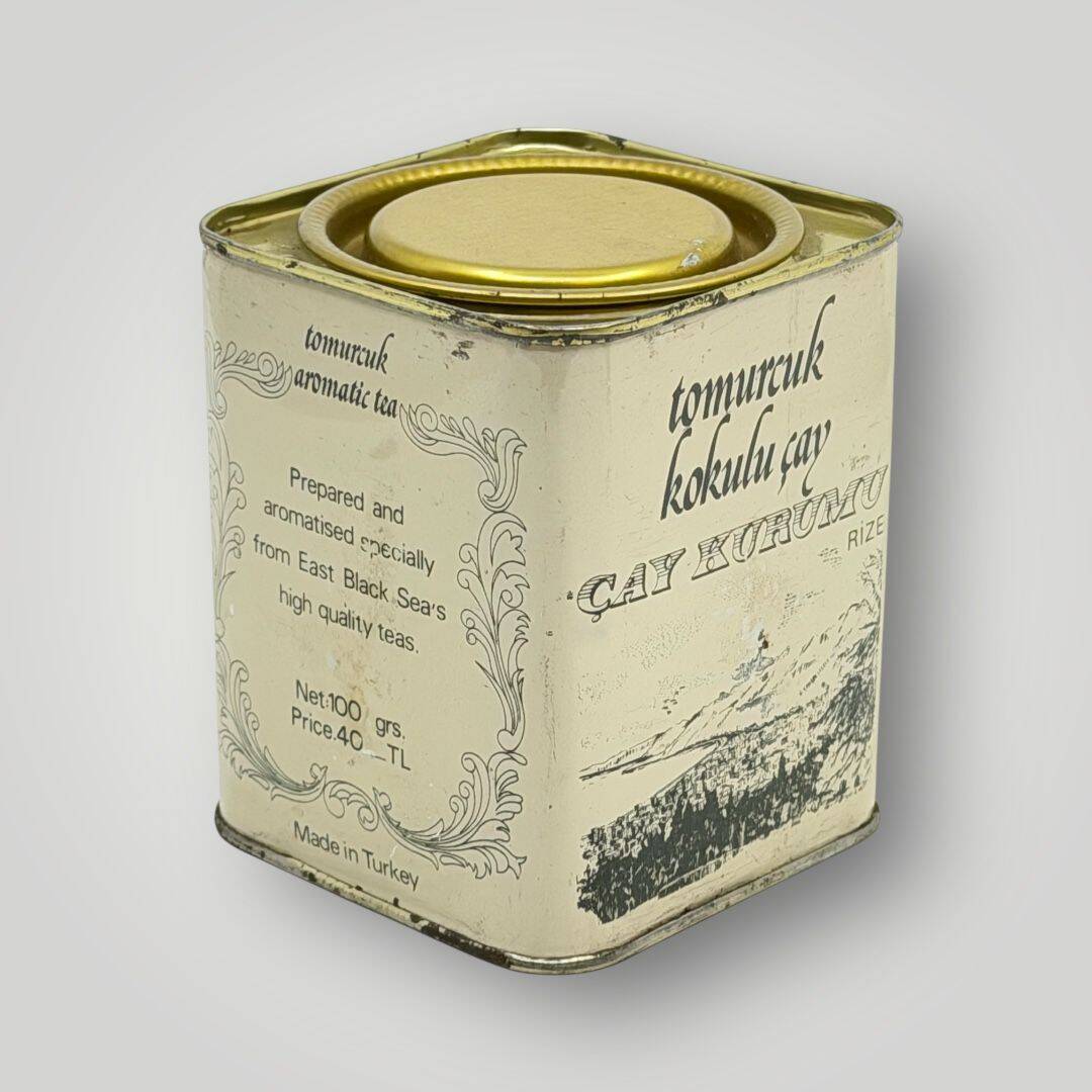 Çay Kurumu (Rize) Tomurcuk Teneke Çay Kutusu - 100 gr Dolu Kutu / Fiatı : 40 TL AOB5066 - 3