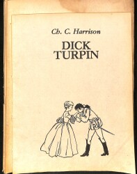 Cb. C. Harrison - Dick Turpin Çizgi Roman NDR98288 - Gökçekoleksiyon