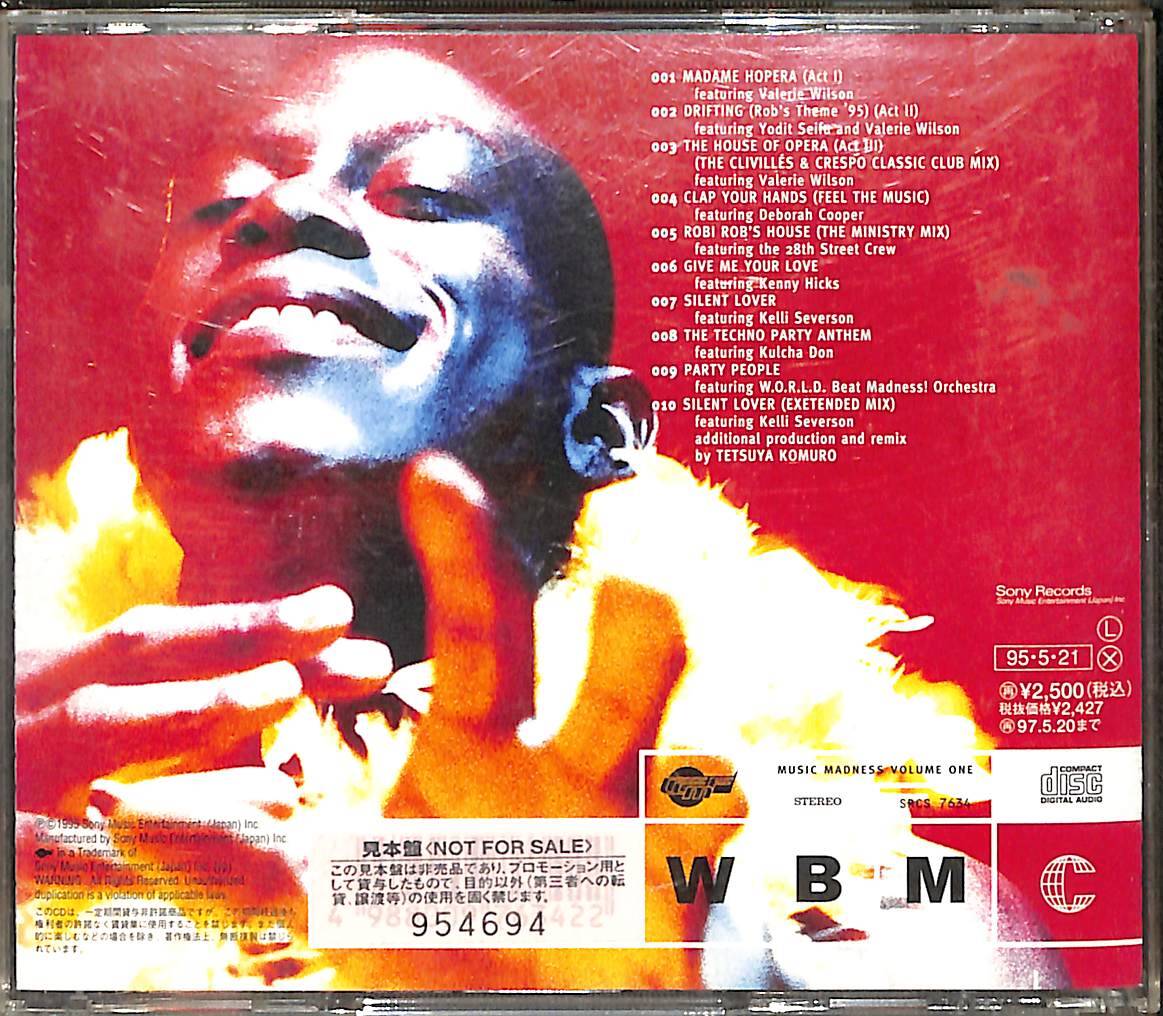C+C Music Factory – beat Madness - Music Madness Vol. One (İkinci El) CD5227 - 2