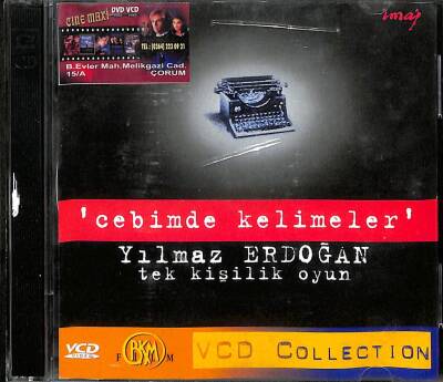 Cebimde Kelimeler (Yılmaz Erdoğan Tek Kişilik Oyun) VCD Film (106) VCD21122 - 1