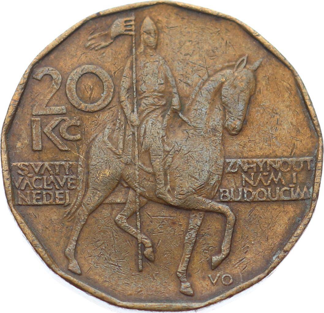 Çek Cumhuriyeti 20 Korun 1993 ÇT YMP11055 - 1