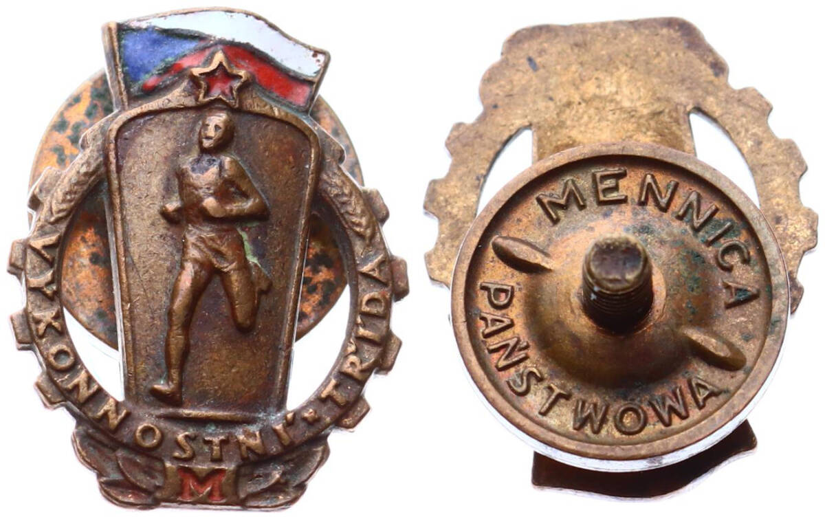 Çek Cumhuriyeti 3.Sınıf Performans Rozeti 1960'lar RZT1674 - 1