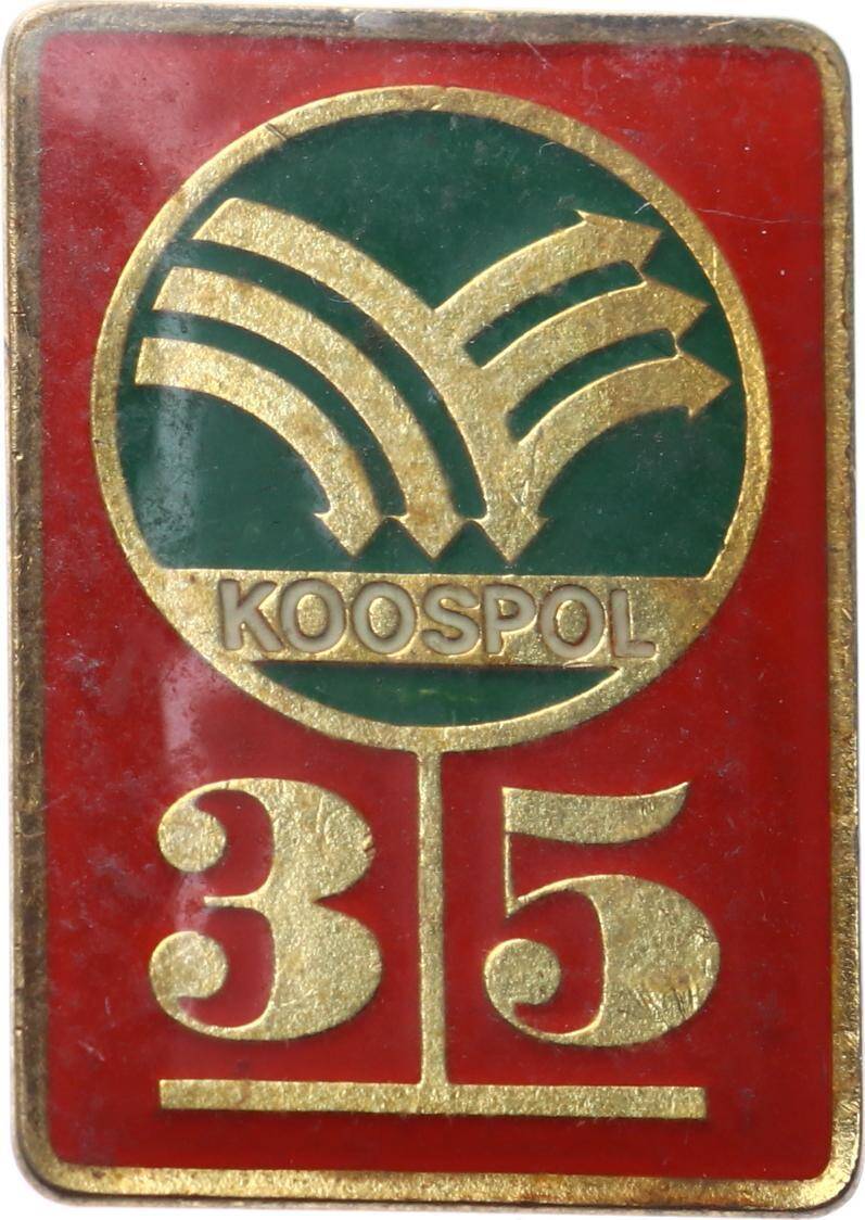 Çekoslovakia 35 Koospol Rozet RZT1051 - 1